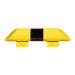 BLACK BULL Collision Protection Bar - Indoor Use - 86 x 400mm long - Yellow/Black