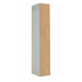 Timber Door Locker - 1 Compartment - Natural Lancaster Oak (Plain) - H.1800 W.380 D.380