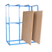 Economy Vertical Storage Racks - 3 Bays - 1500Hx1200Lx600Dmm