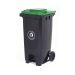 Pedal Wheeled Bin - 940Hx550Wx460Lmm - 120 Litres - Green