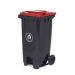 Pedal Wheeled Bin - 940Hx550Wx460Lmm - 120 Litres - Red