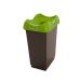Recycling Bin - 30L - Dark Grey Base & Lime Lid - H.415 W.410 D.320