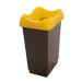 Recycling Bin - 30L - Dark Grey Base & Yellow Lid - H.415 W.410 D.320