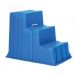STUBBS® INDUSTRIAL POLYETHYLENE STEP - 3 Tread - Blue