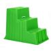 STUBBS® INDUSTRIAL POLYETHYLENE STEP - 3 Tread - Green