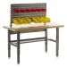 Mammoth® Workbenches with Lourve Panels - 1080 - 1440Hx1200Wx600Dmm - 48KG weight load