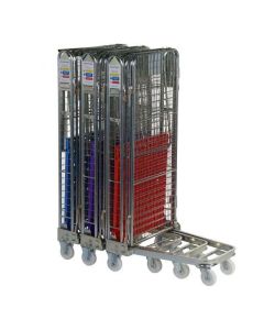 Plastic Base Nestable Roll Containers