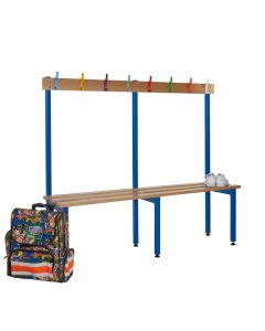 School Island Bench - 8 Hooks - Single Sided