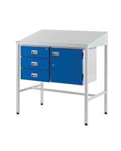 Team Leader Workstations - Triple Drawer & Cupboard
