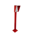 Obex Intercom Barriers - Single - Straight - 1365Hx200Wx200Dmm