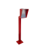 Obex Intercom Barriers - Single - Swan - 1365Hx200Wx450Dmm